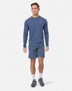 Gym Coffee Relentless Long Sleeve Tee (Mens) - Thunder Blue