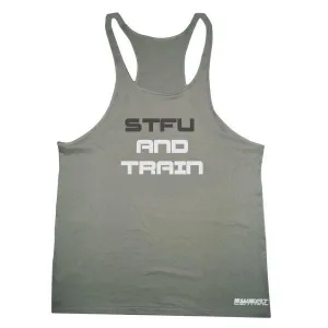 Gym Singlet STFU AND TRAIN - Size L