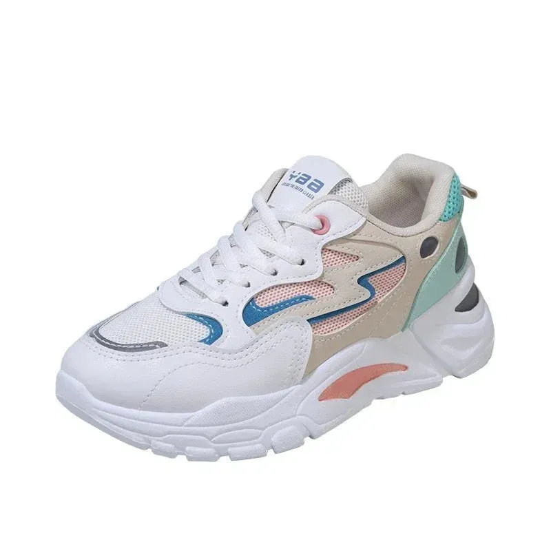 Height Increasing Chunky Sneakers Women Platform Shoes New Fashion Breathable Mesh Sport Women's Sneaker Casual Sneakers