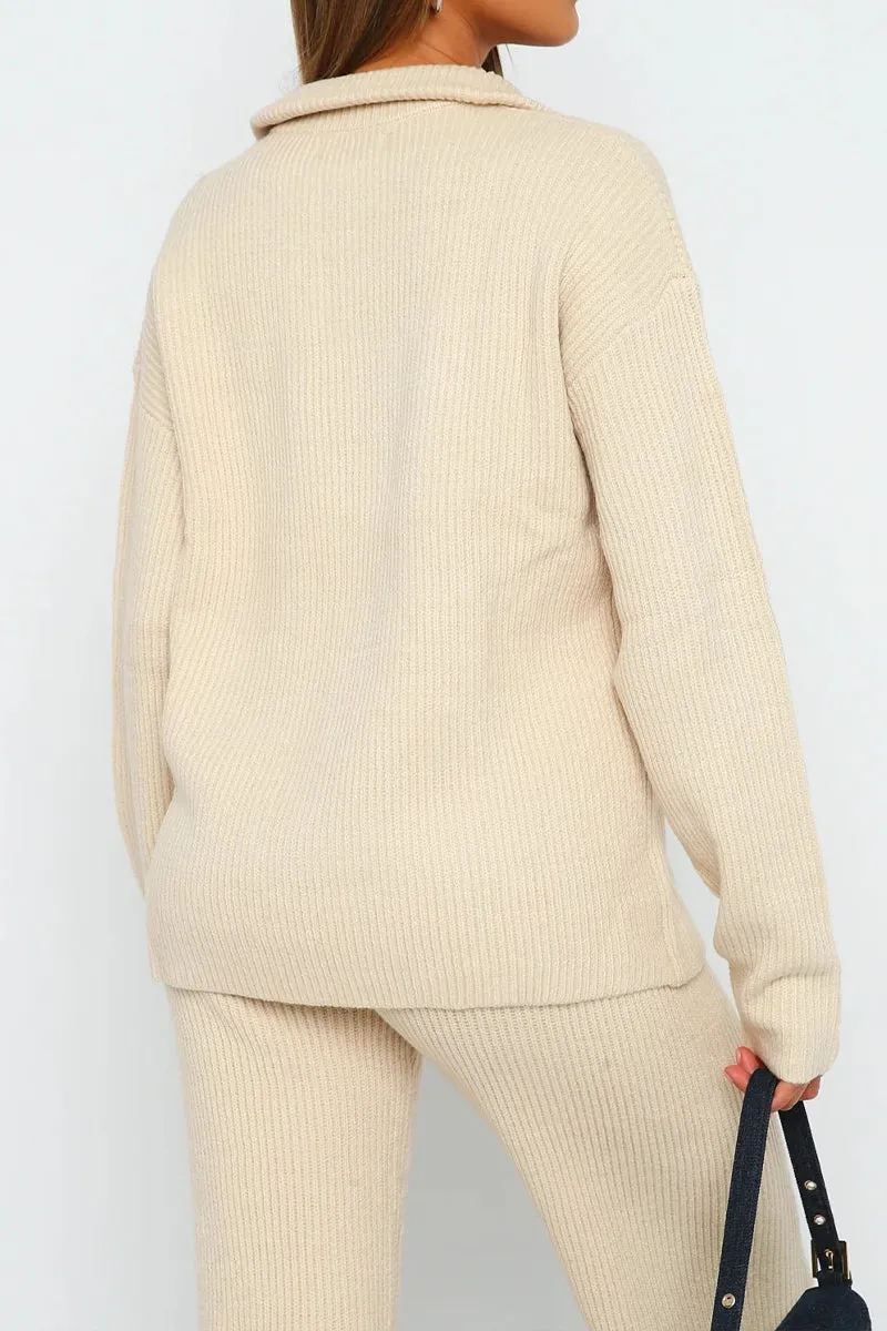 HUT1115 Cozy Ribbed Lounge Set