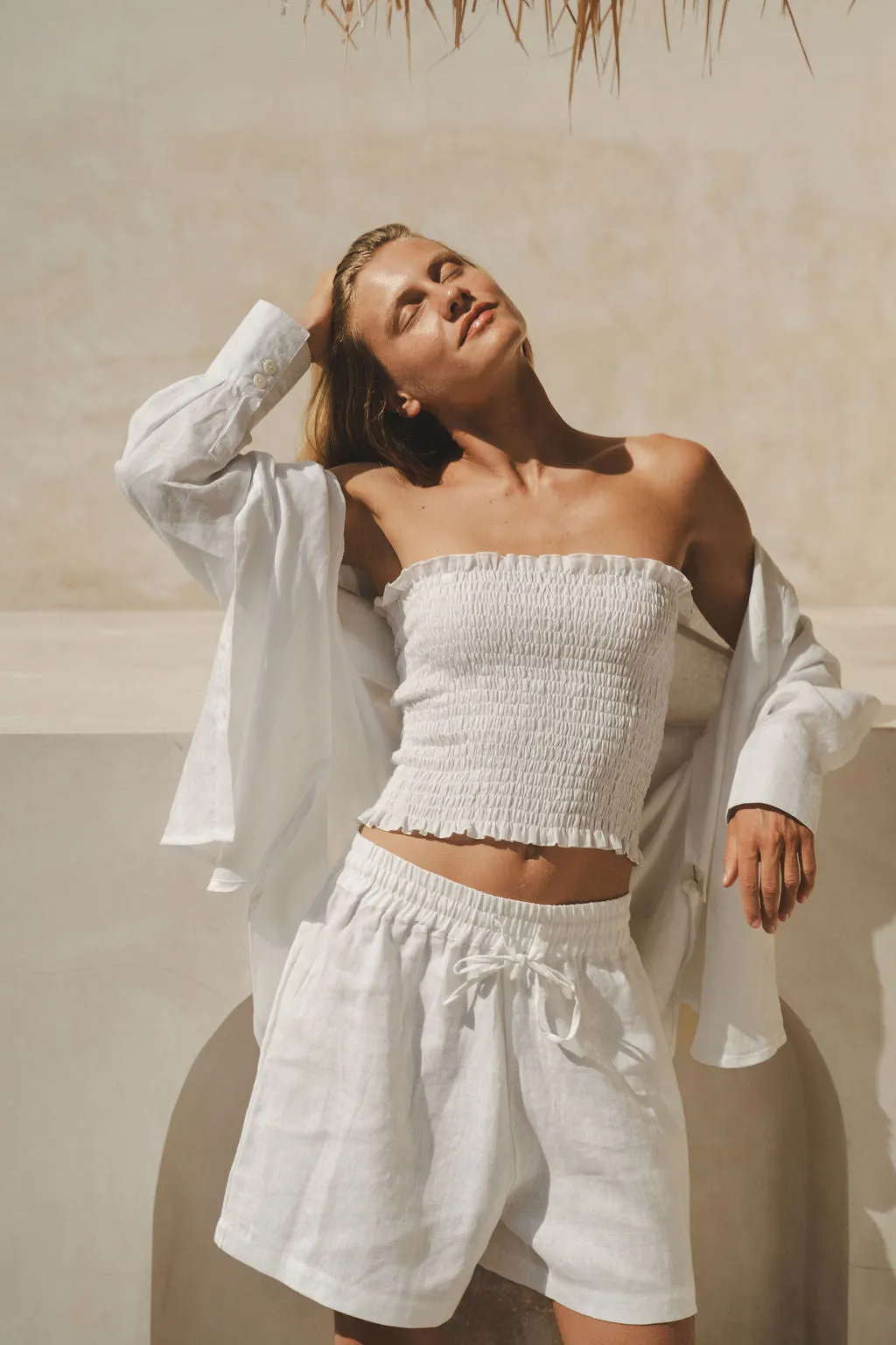 Indi Shorts White