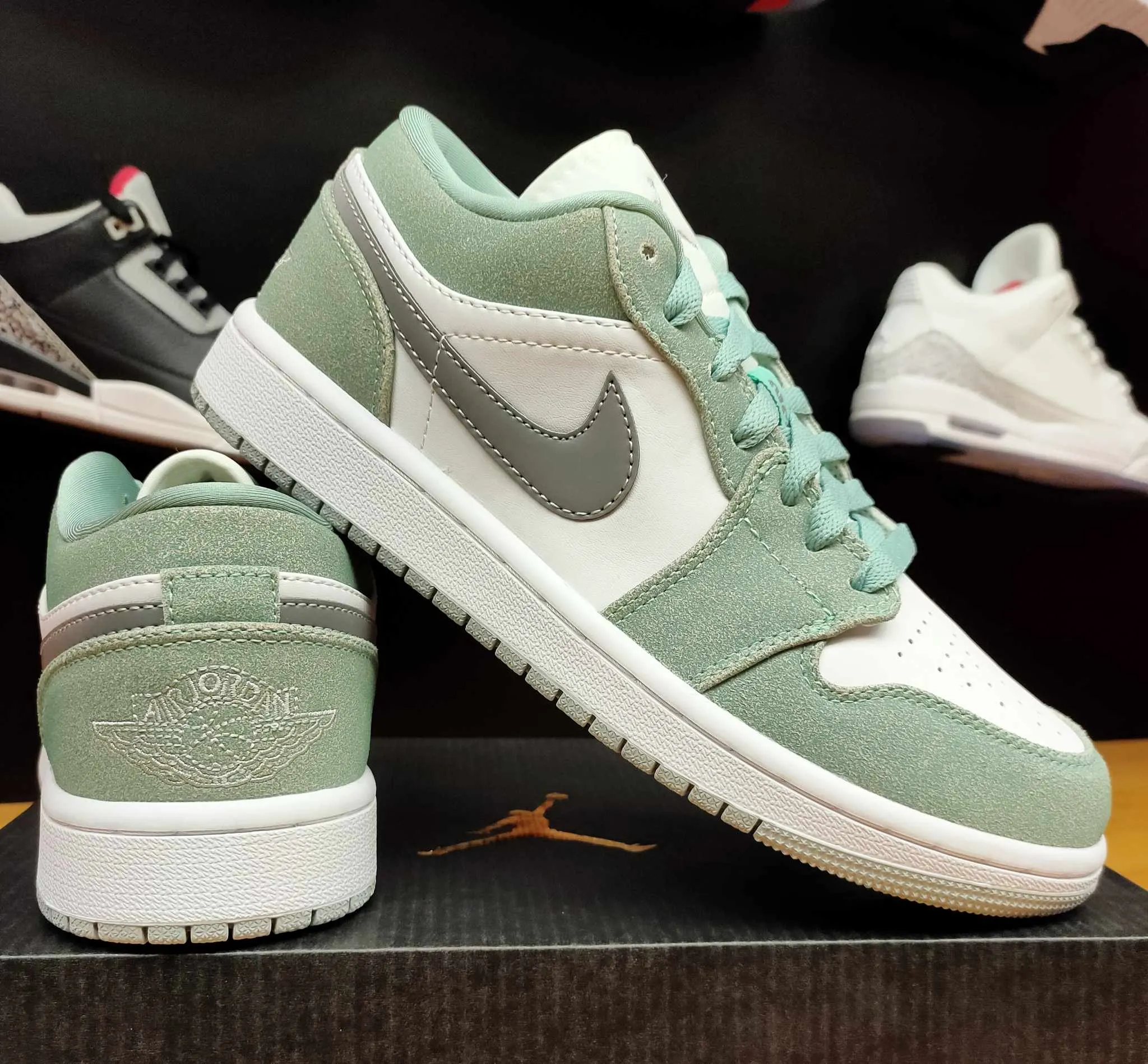 Jordan1 low "Emerald Green"