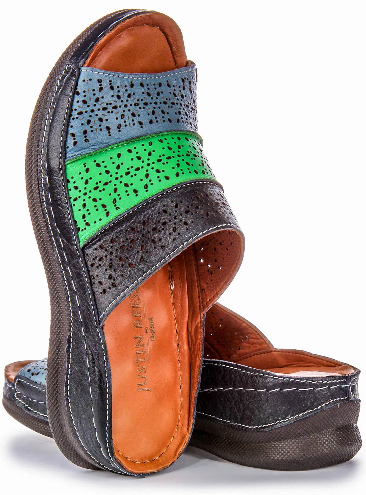 Justinreess England Renee In Blue Green For Women | Secret Sale