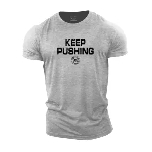 Keep Pushing Cotton T-Shirt