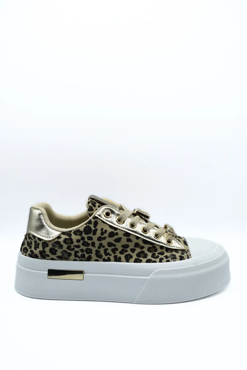 Lace Up Love Platform Trainers