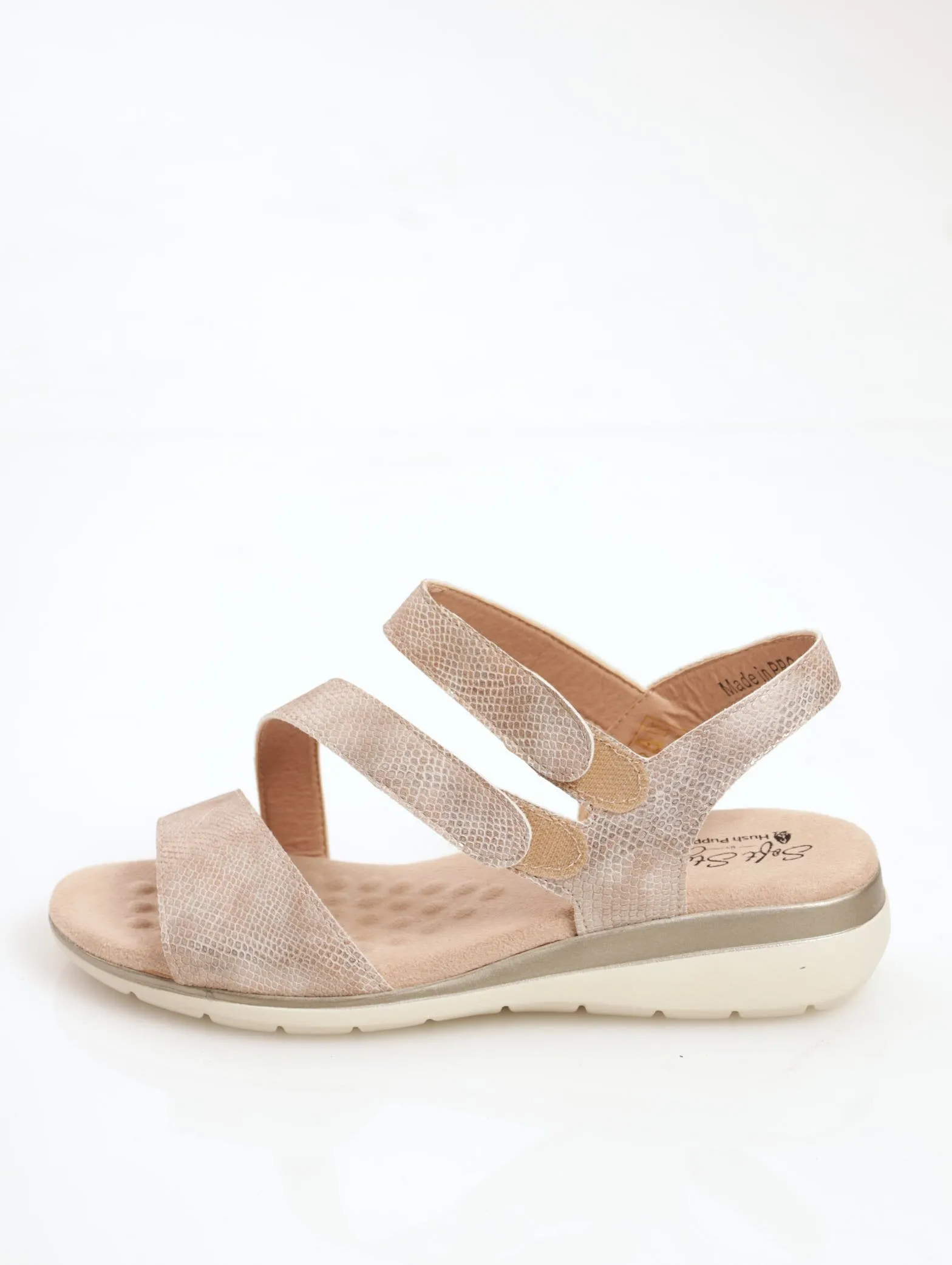 Ladies Soft Style Soft Gillian Sandal - Gold