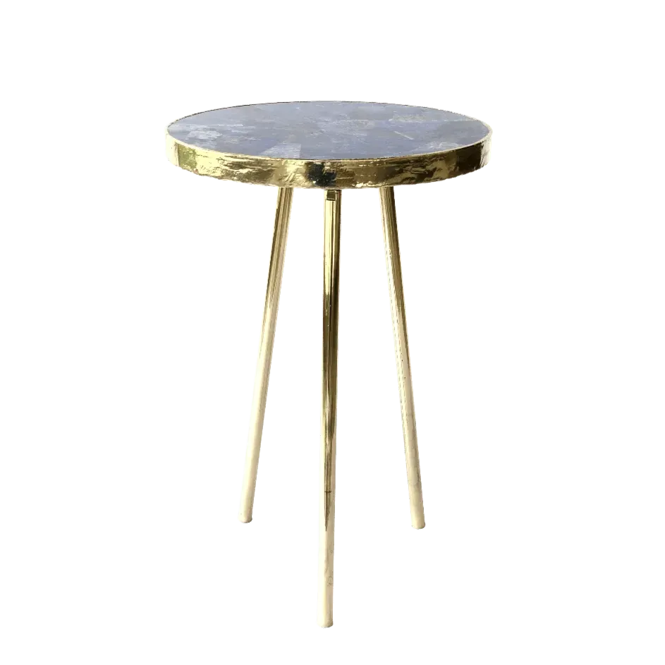Lapis Lazuli Round Coffee Side Table