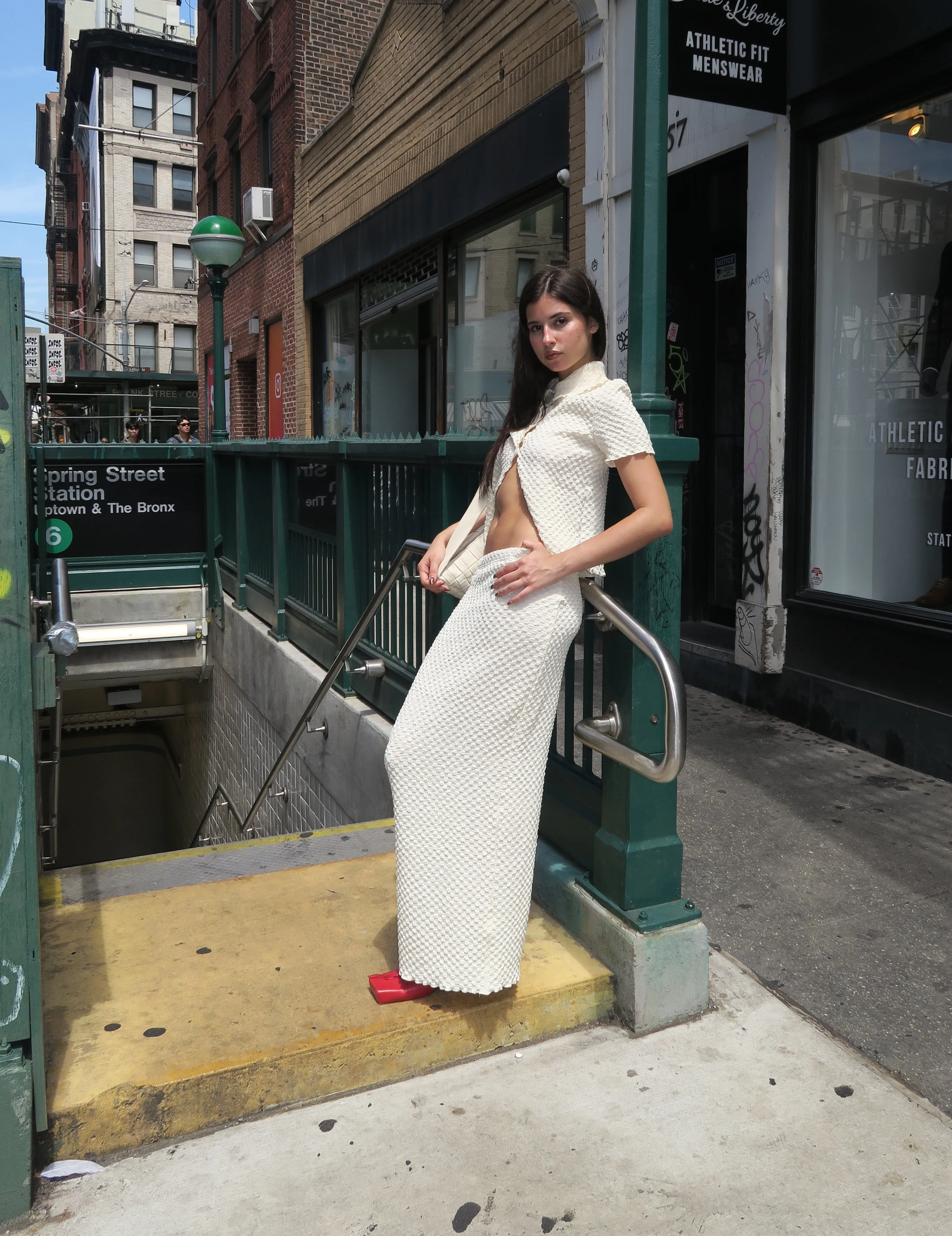 Letty Textured Set in Ivory