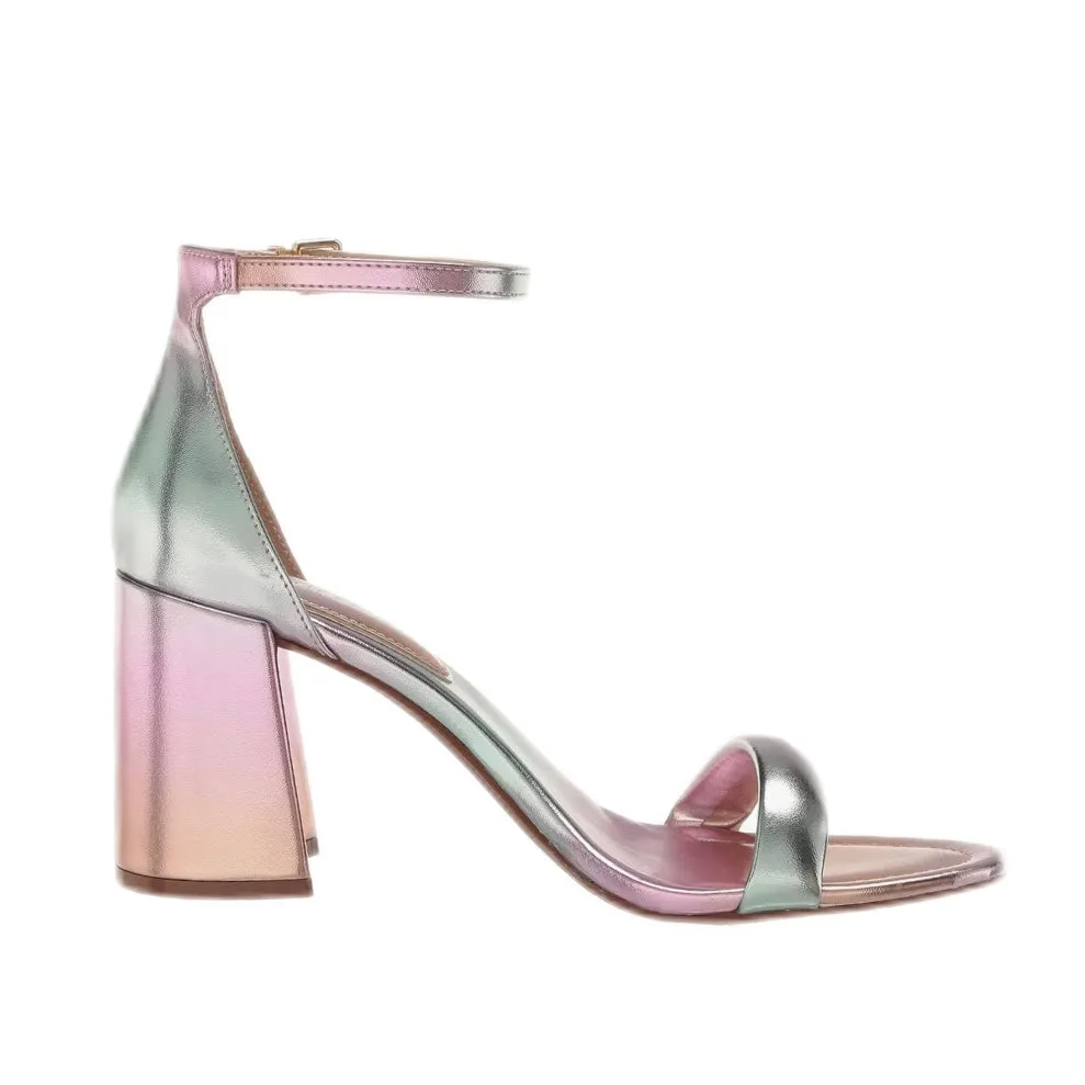 LUISA Women's Block Heel Ankle Strap Sandals