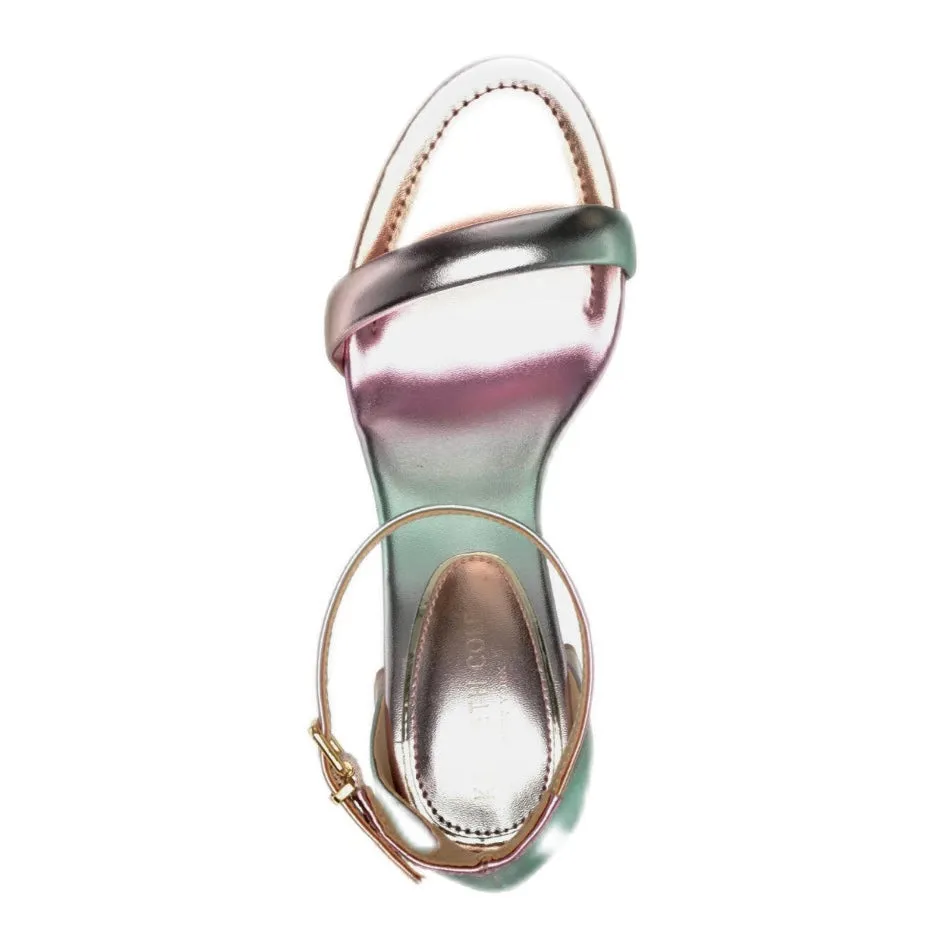 LUISA Women's Block Heel Ankle Strap Sandals
