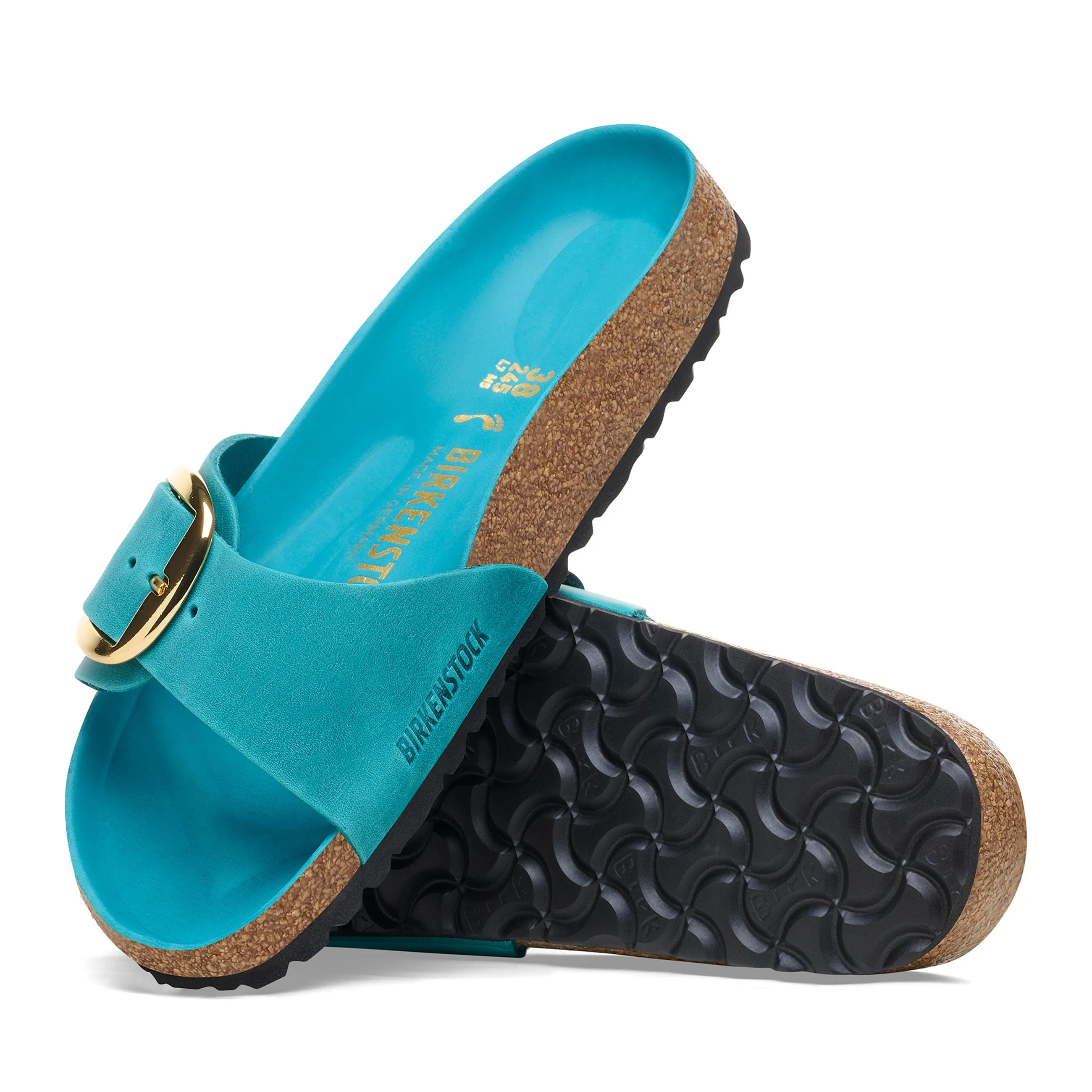 Madrid Big Buckle Biscay Bay Oiled Leather
