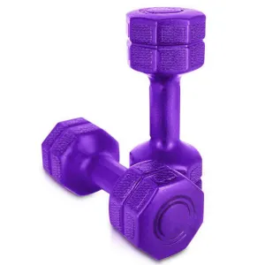 Mancuerna Plastificada 2kg - Morado