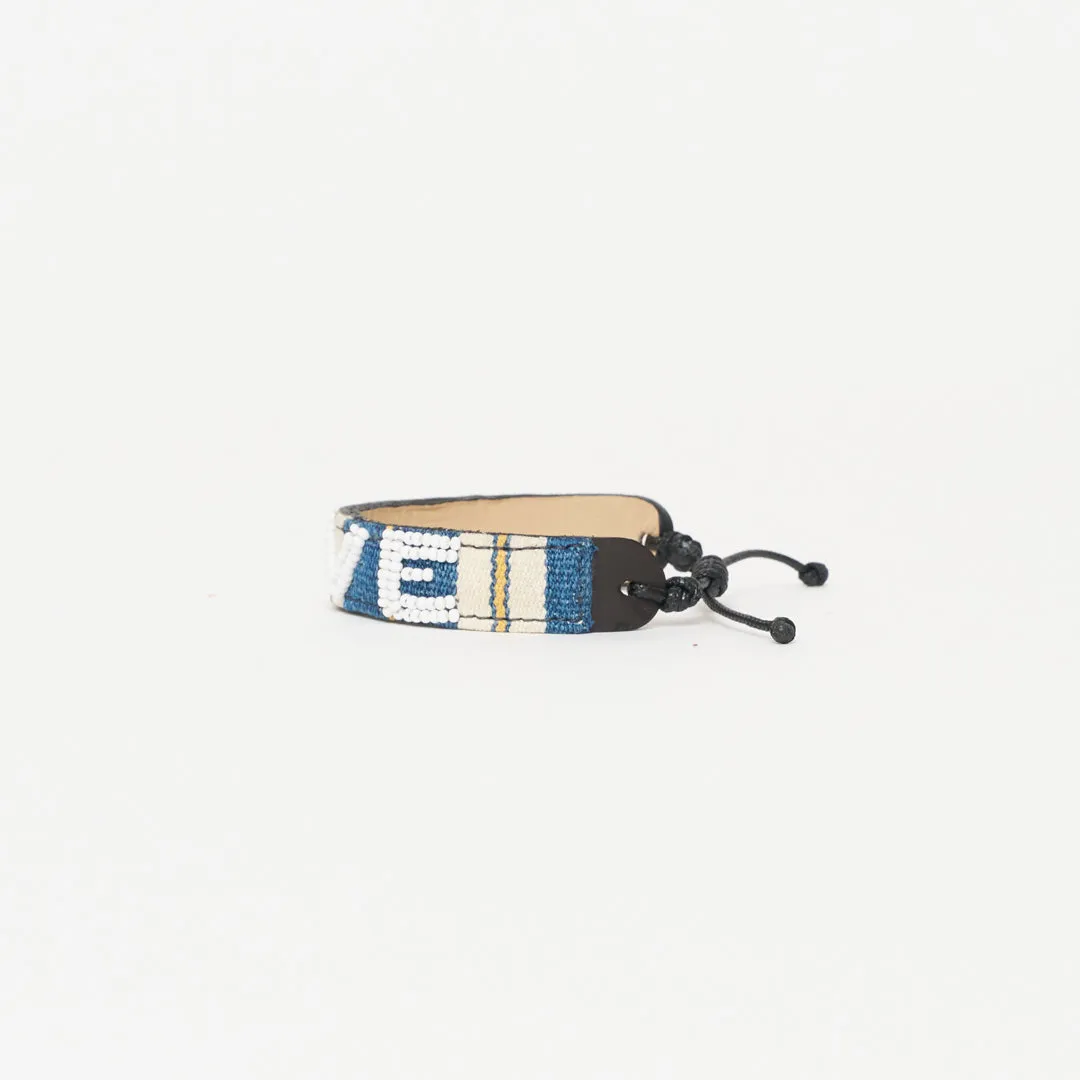 Mara Baule LOVE Bracelet - White