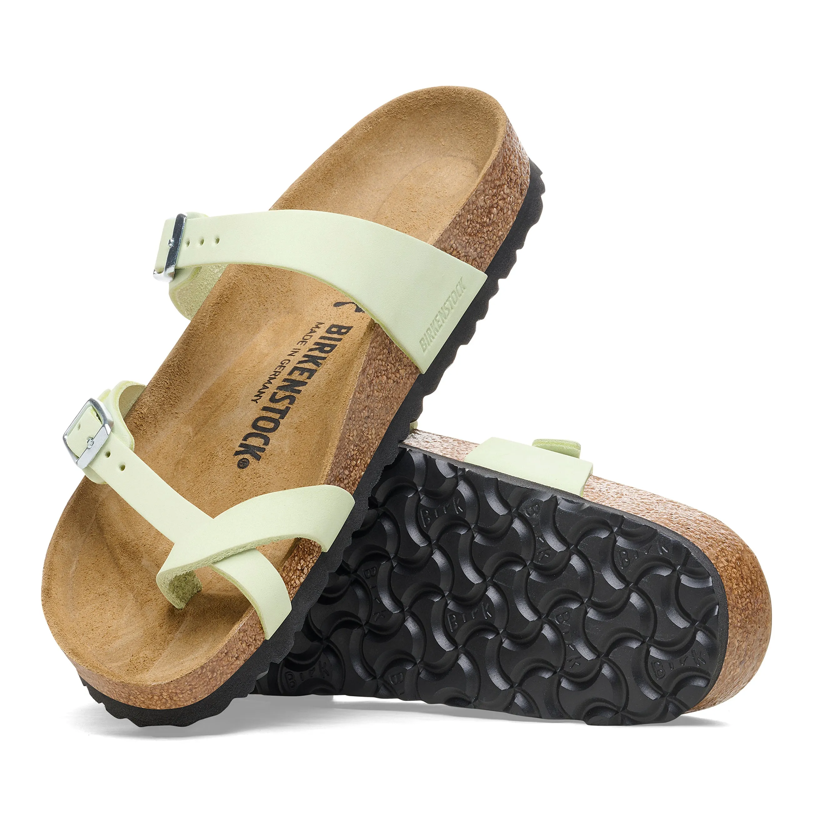 Mayari Faded Lime Nubuck Leather