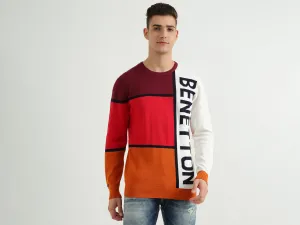 Mens Colourblocked Sweater