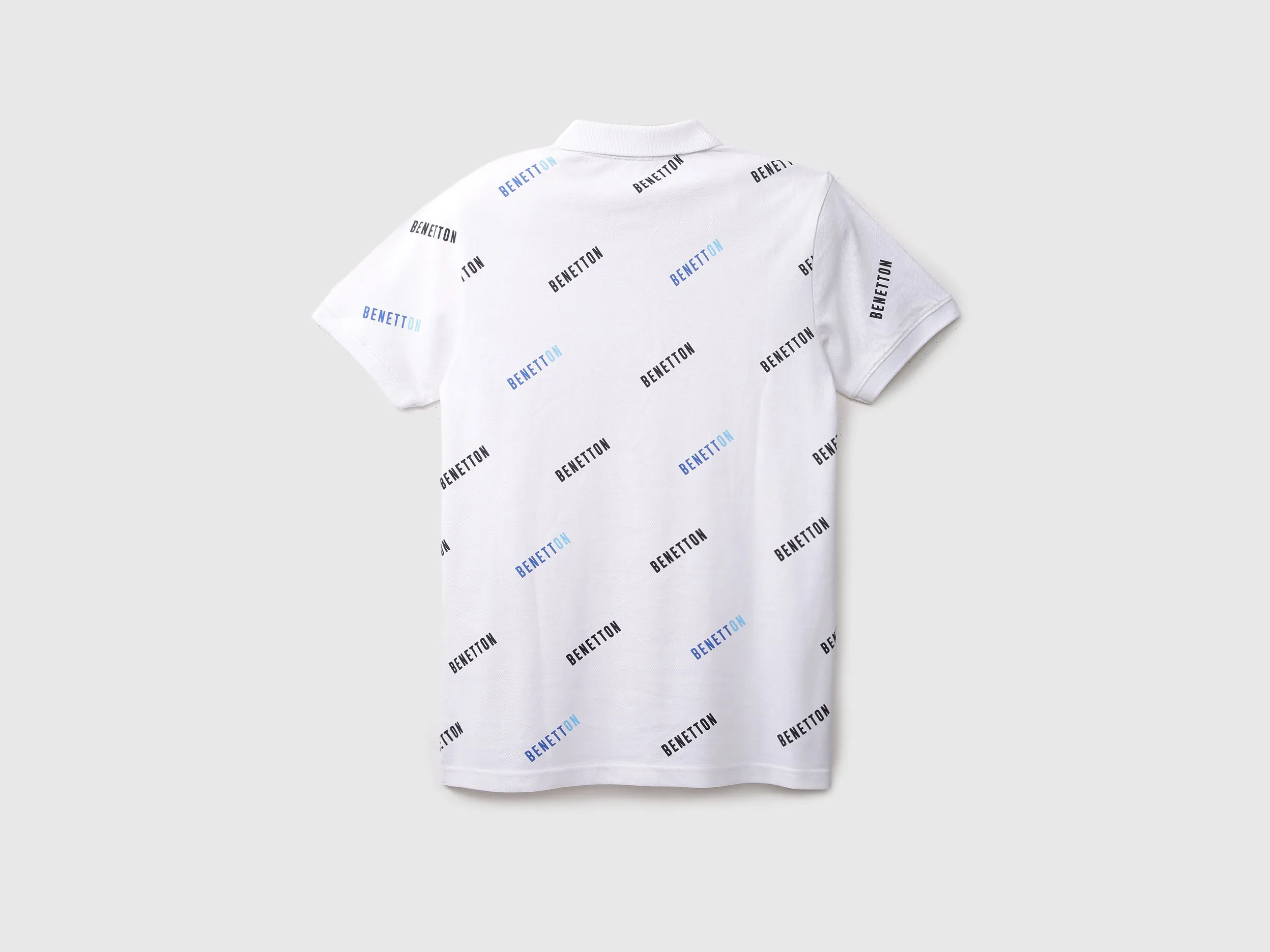 Mens Short Sleeve Printed Polo