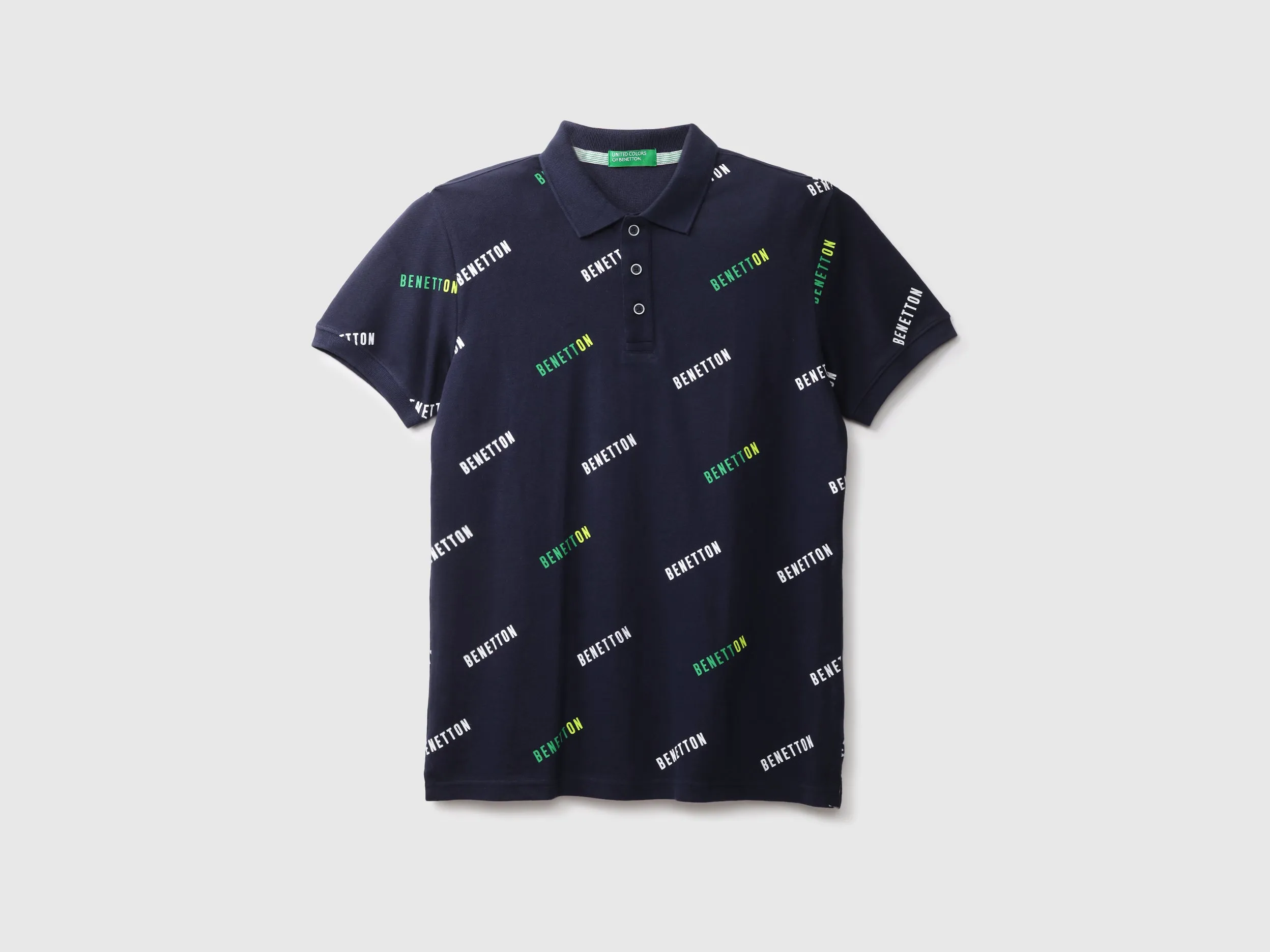 Mens Short Sleeve Printed Polo