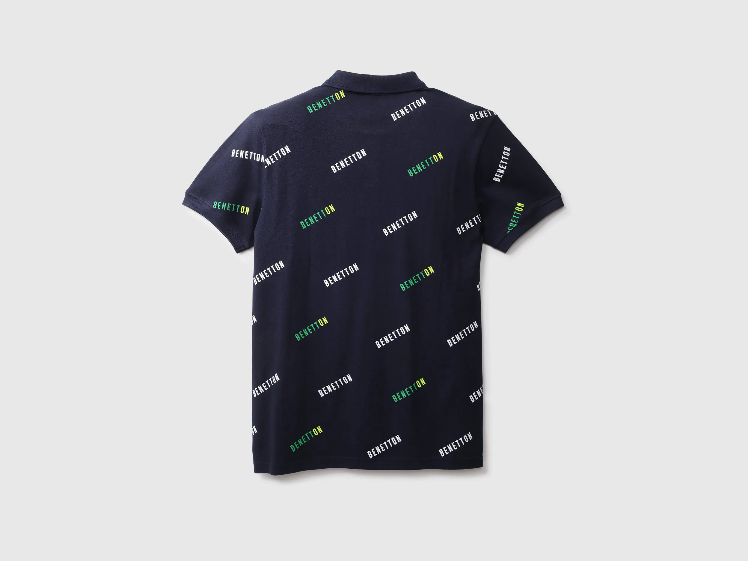 Mens Short Sleeve Printed Polo