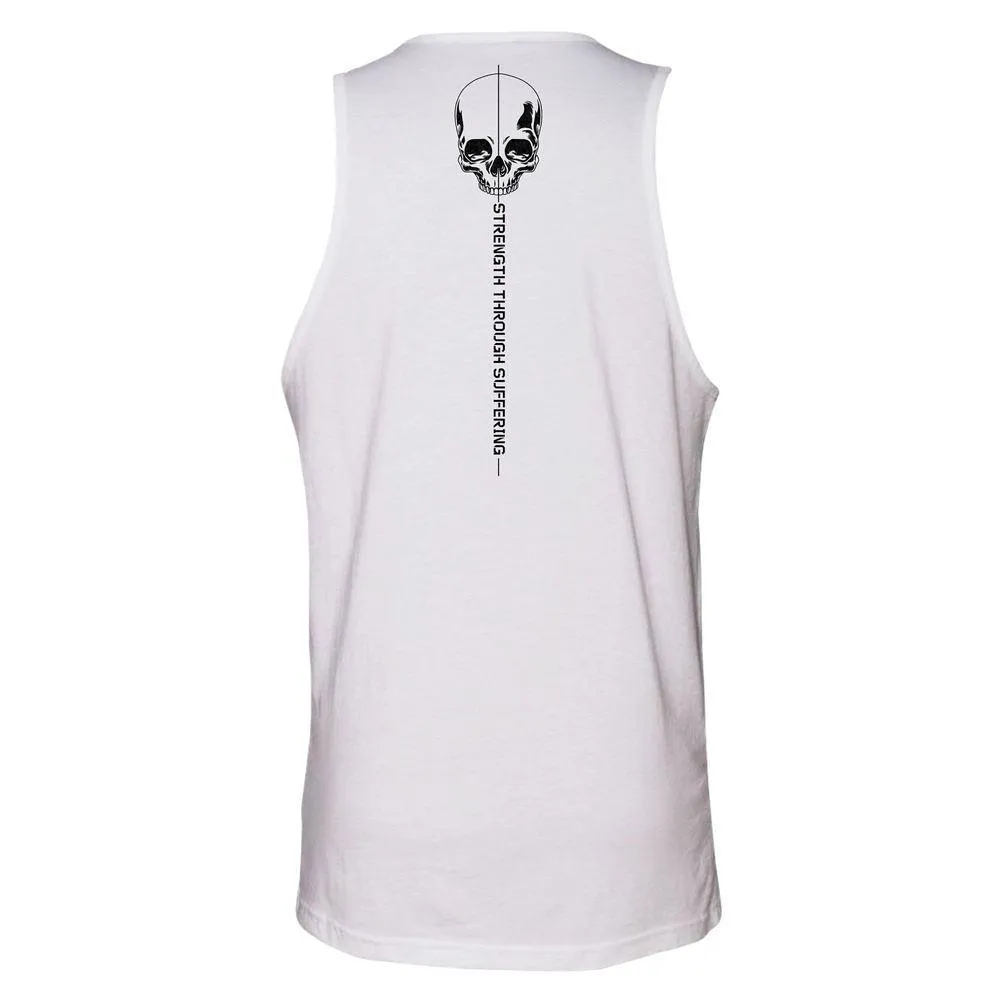 Men's Strength Through Suffering Tank - White