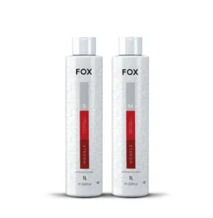 Modele Progressive Brush Hair Straightening Brazilian Blowout Kit 2x1L - Fox