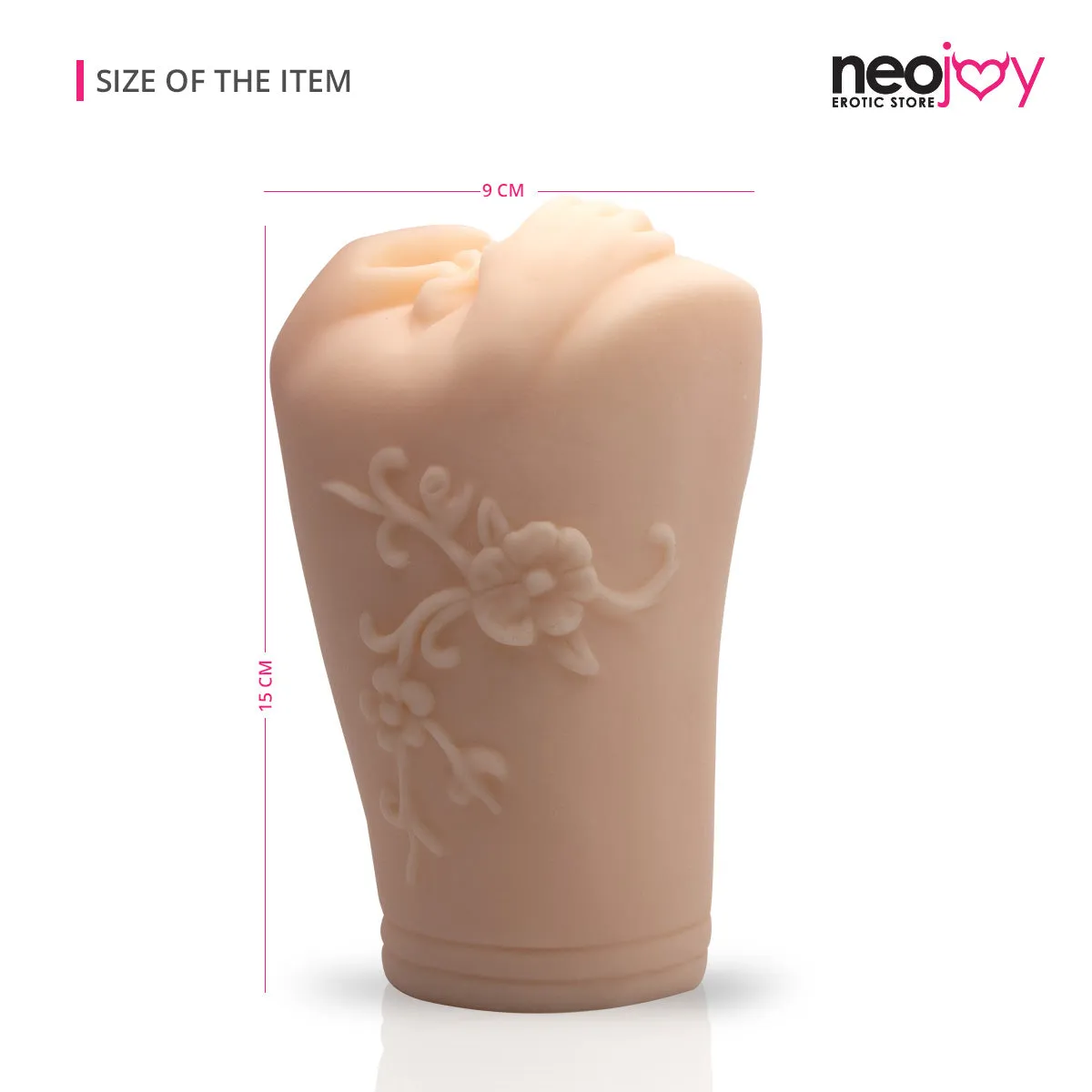 Neojoy Elegant Male Stroker Sex Doll TPE Realistic Vagina & Ass  - Flesh - 6 inch -15cm