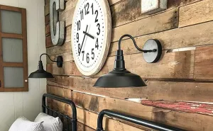 New LNC Black Gooseneck Wall Sconces Barn Warehouse Farmhouse Sconce Wall Light, Black! Winner can buy 2nd at winning bid!