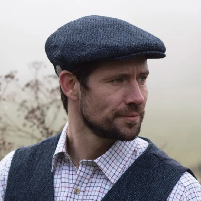 Oakmoore Flat Cap - 100% Genuine Harris Tweed