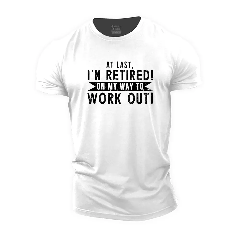 On My Way to Work Out! Cotton T-Shirt