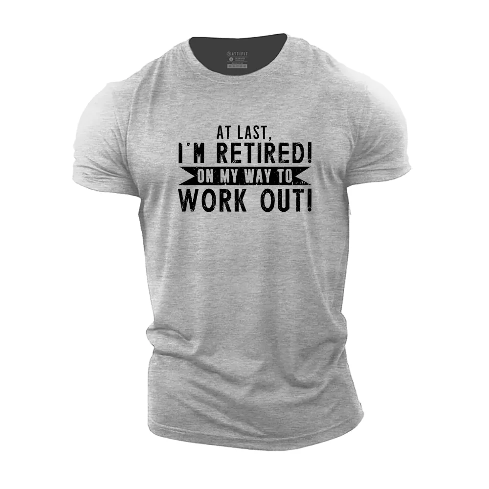 On My Way to Work Out! Cotton T-Shirt