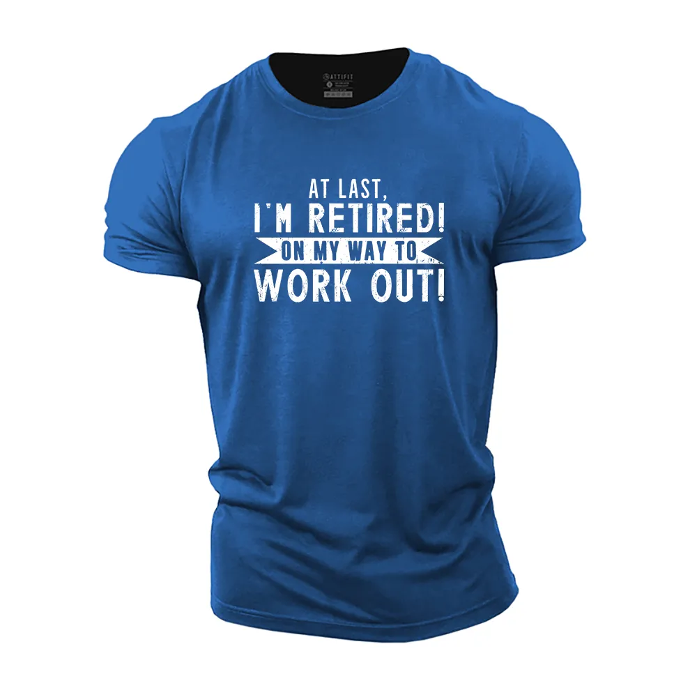 On My Way to Work Out! Cotton T-Shirt