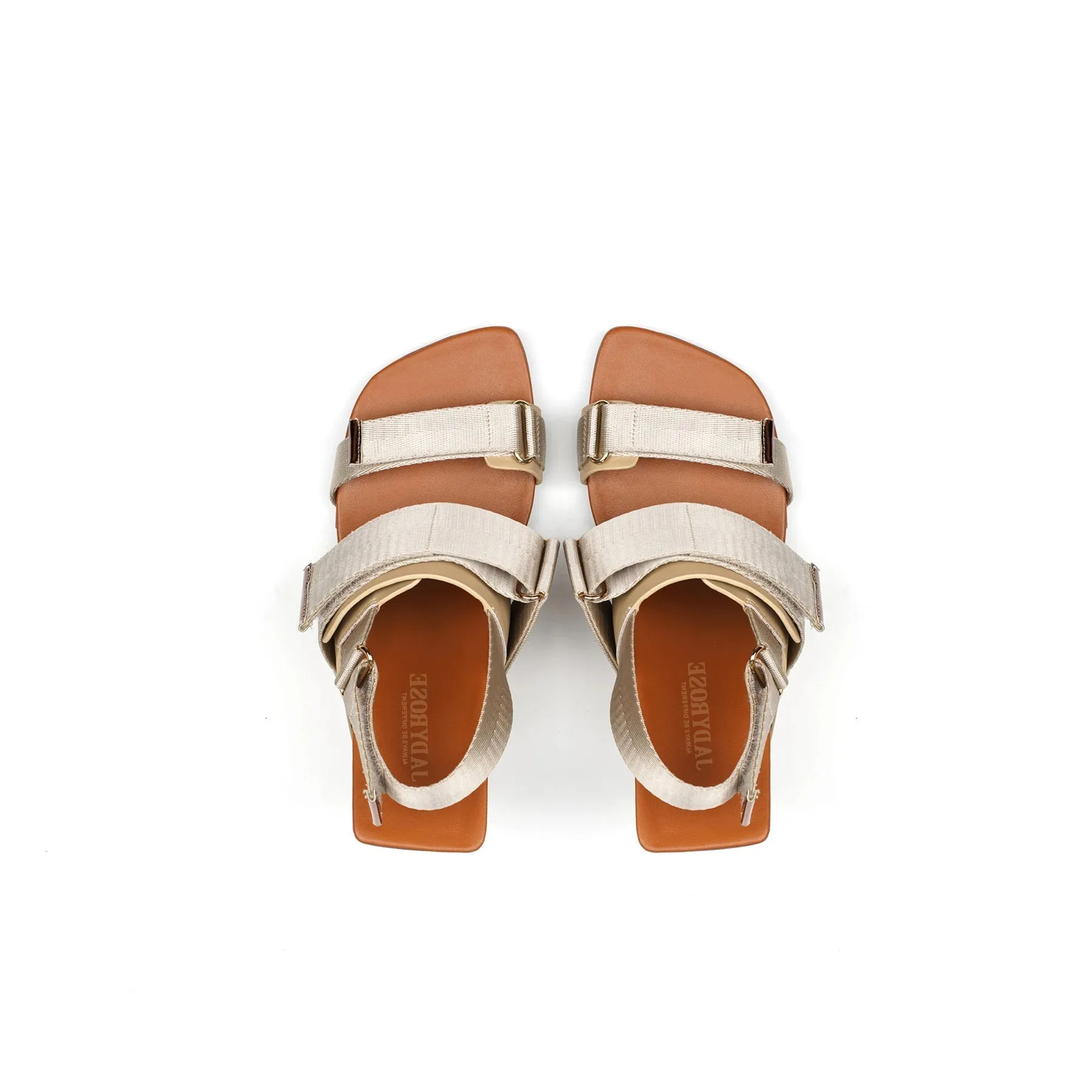 Open Wedge Heel Strap Sandals