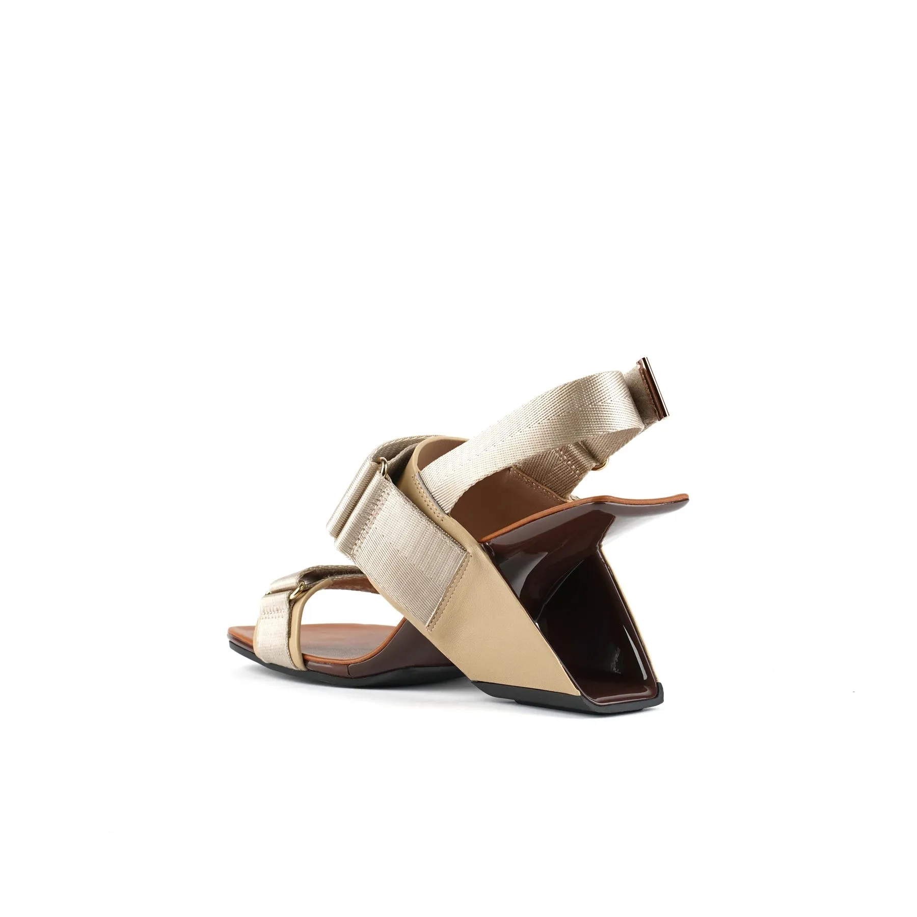 Open Wedge Heel Strap Sandals