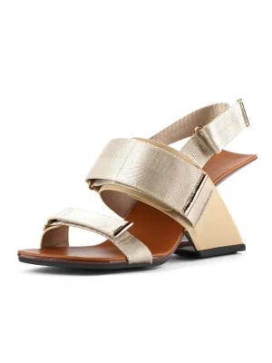Open Wedge Heel Strap Sandals