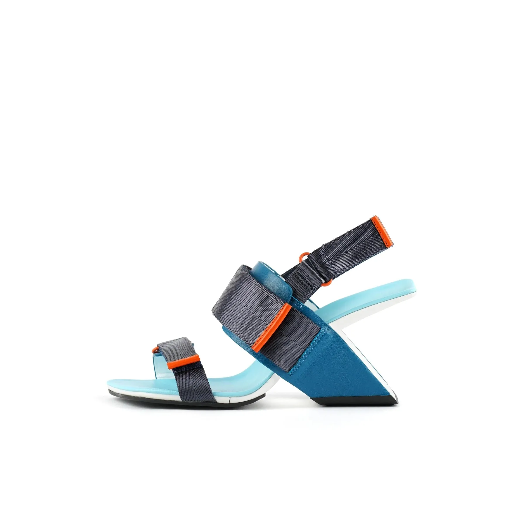 Open Wedge Heel Strap Sandals