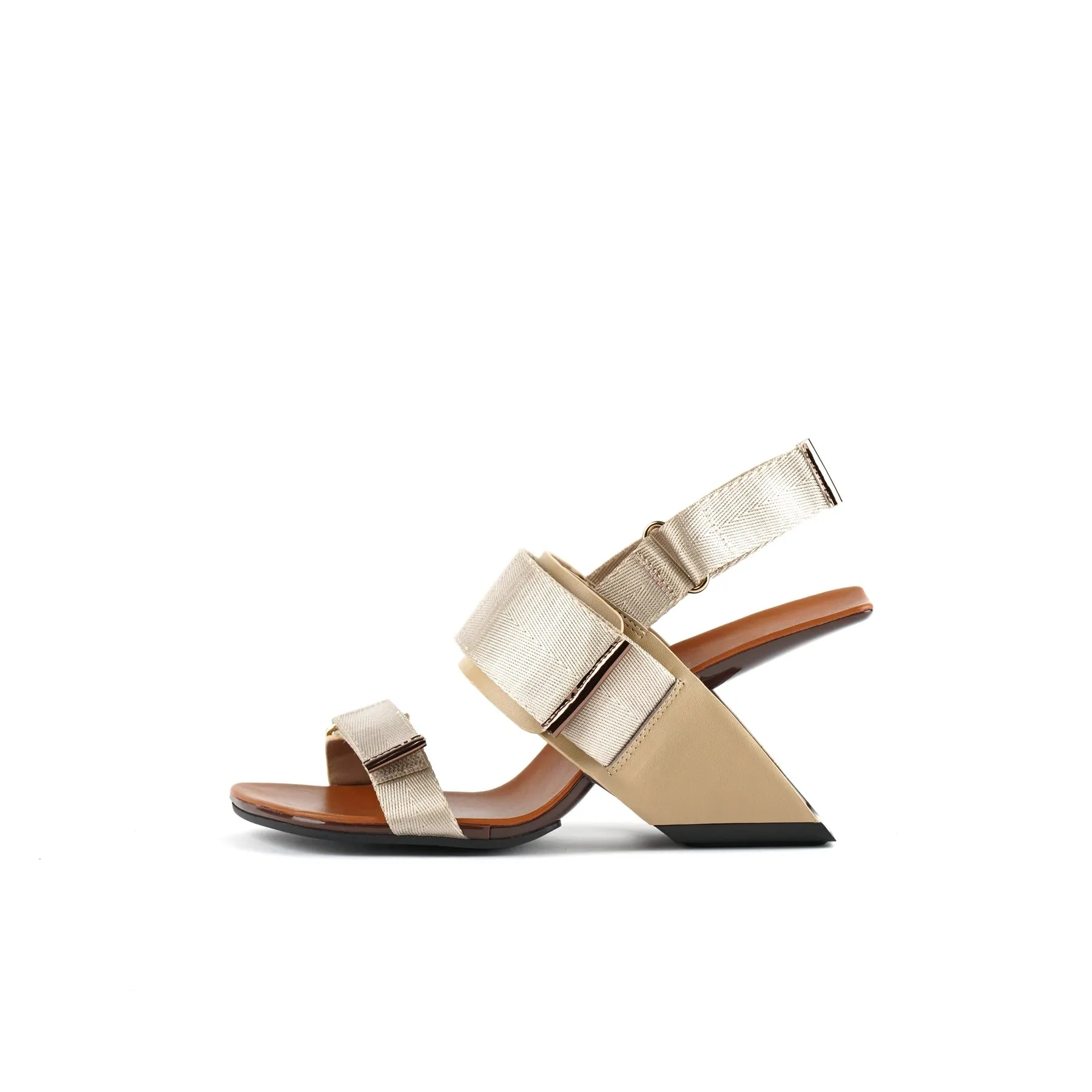 Open Wedge Heel Strap Sandals