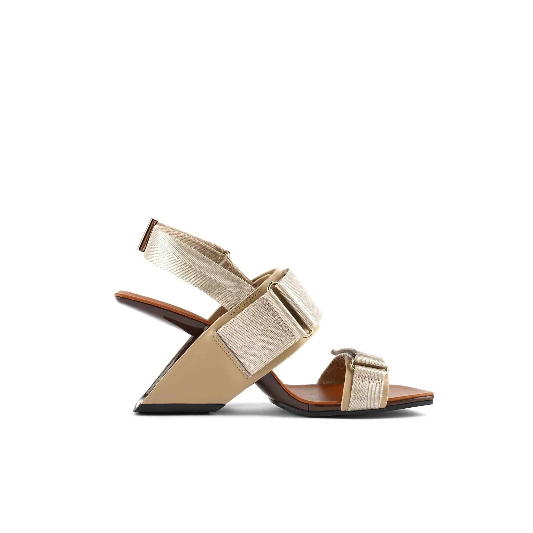Open Wedge Heel Strap Sandals