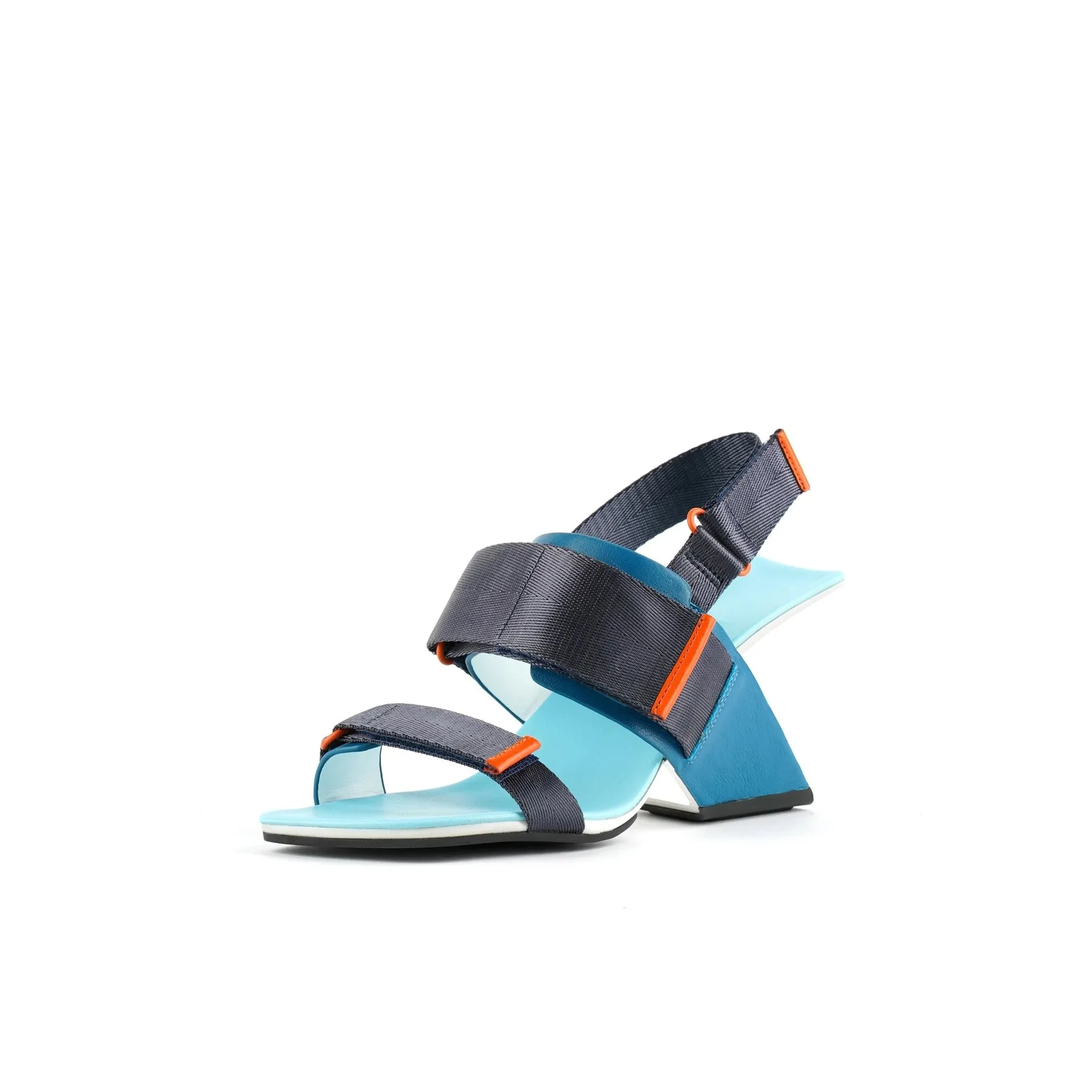 Open Wedge Heel Strap Sandals