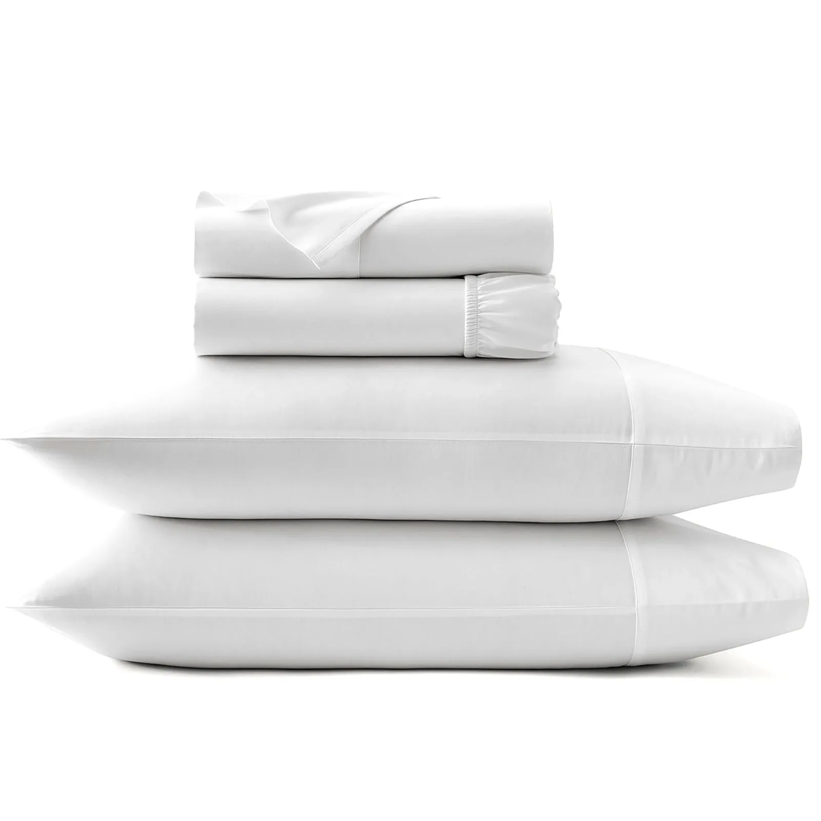 Park Avenue 500 Thread Count Natural Cotton Sheet Set - White