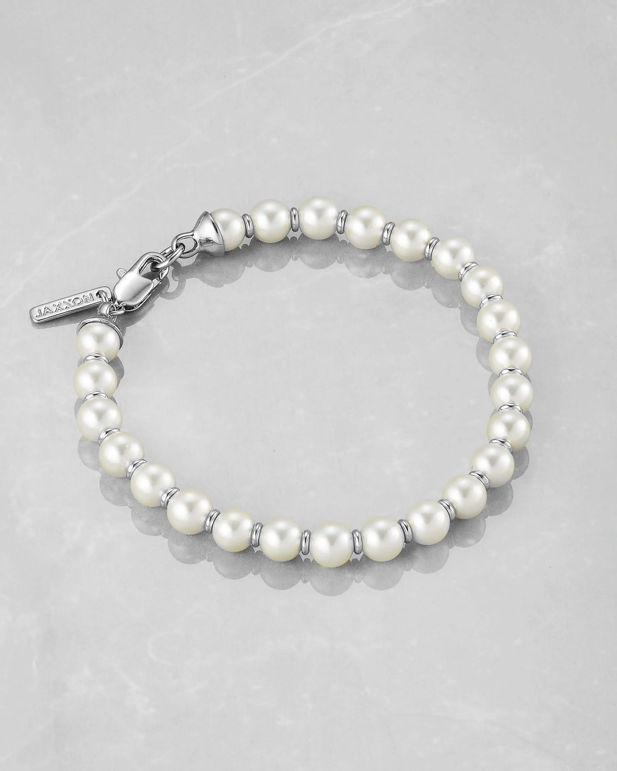 Pearl Rondelle Bracelet - 6mm
