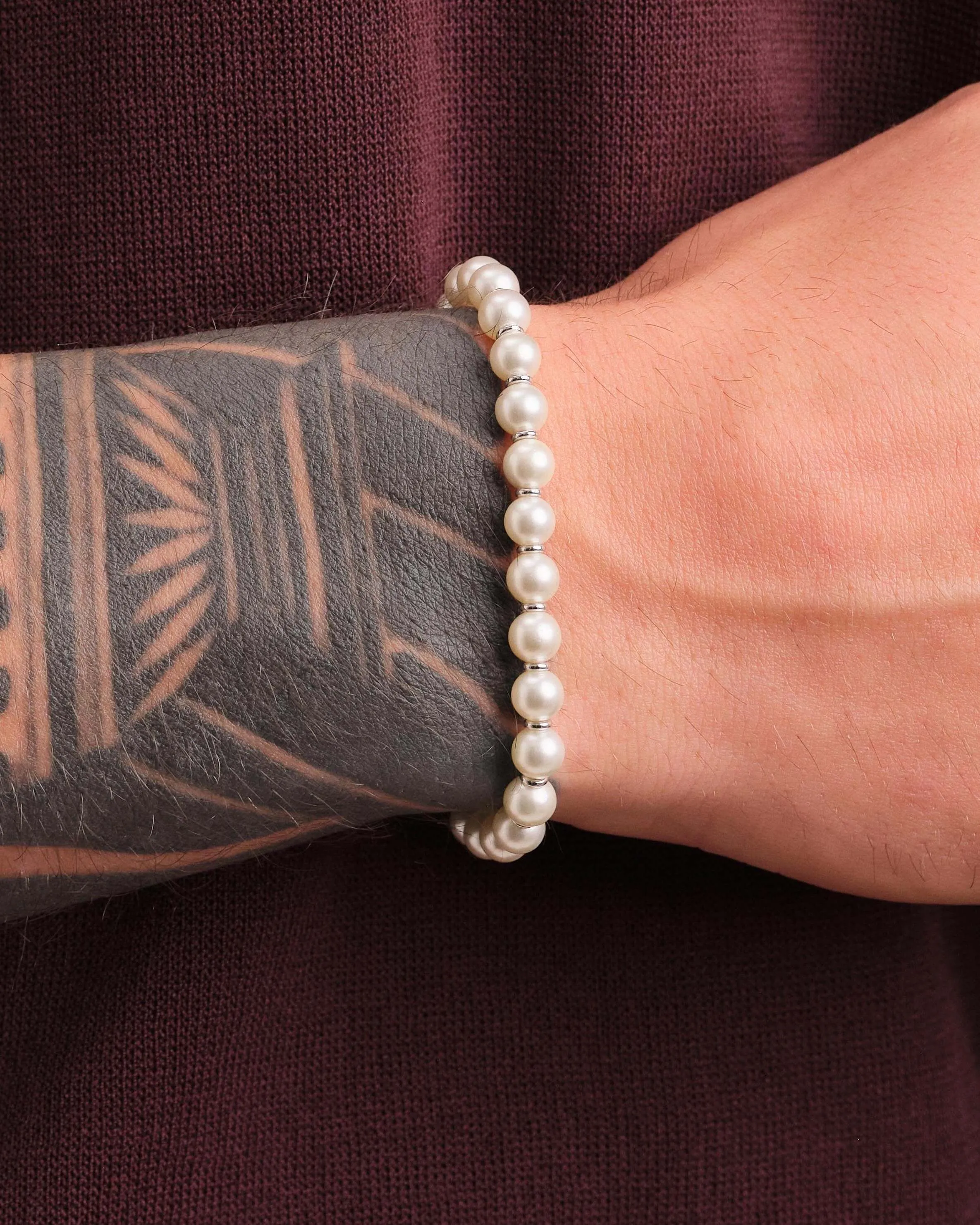 Pearl Rondelle Bracelet - 6mm