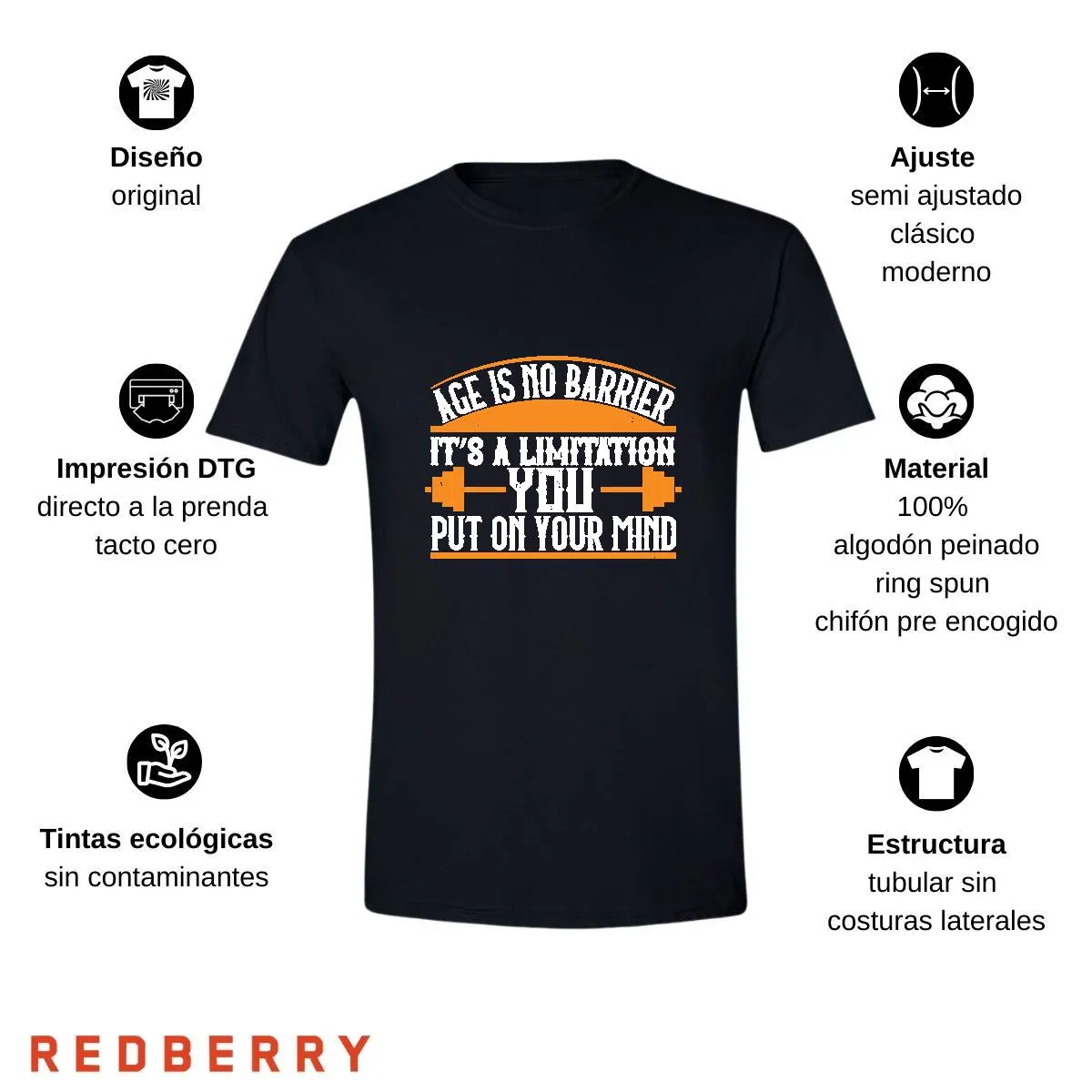Playera Hombre Fitness Gym Ejercicio FT1002