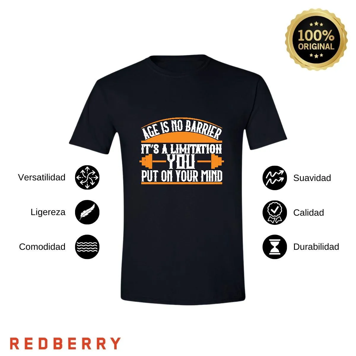 Playera Hombre Fitness Gym Ejercicio FT1002