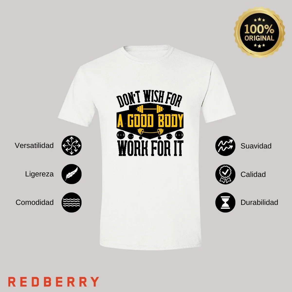 Playera Hombre Fitness Gym Ejercicio FT1006