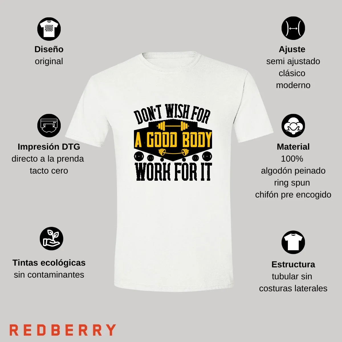 Playera Hombre Fitness Gym Ejercicio FT1006
