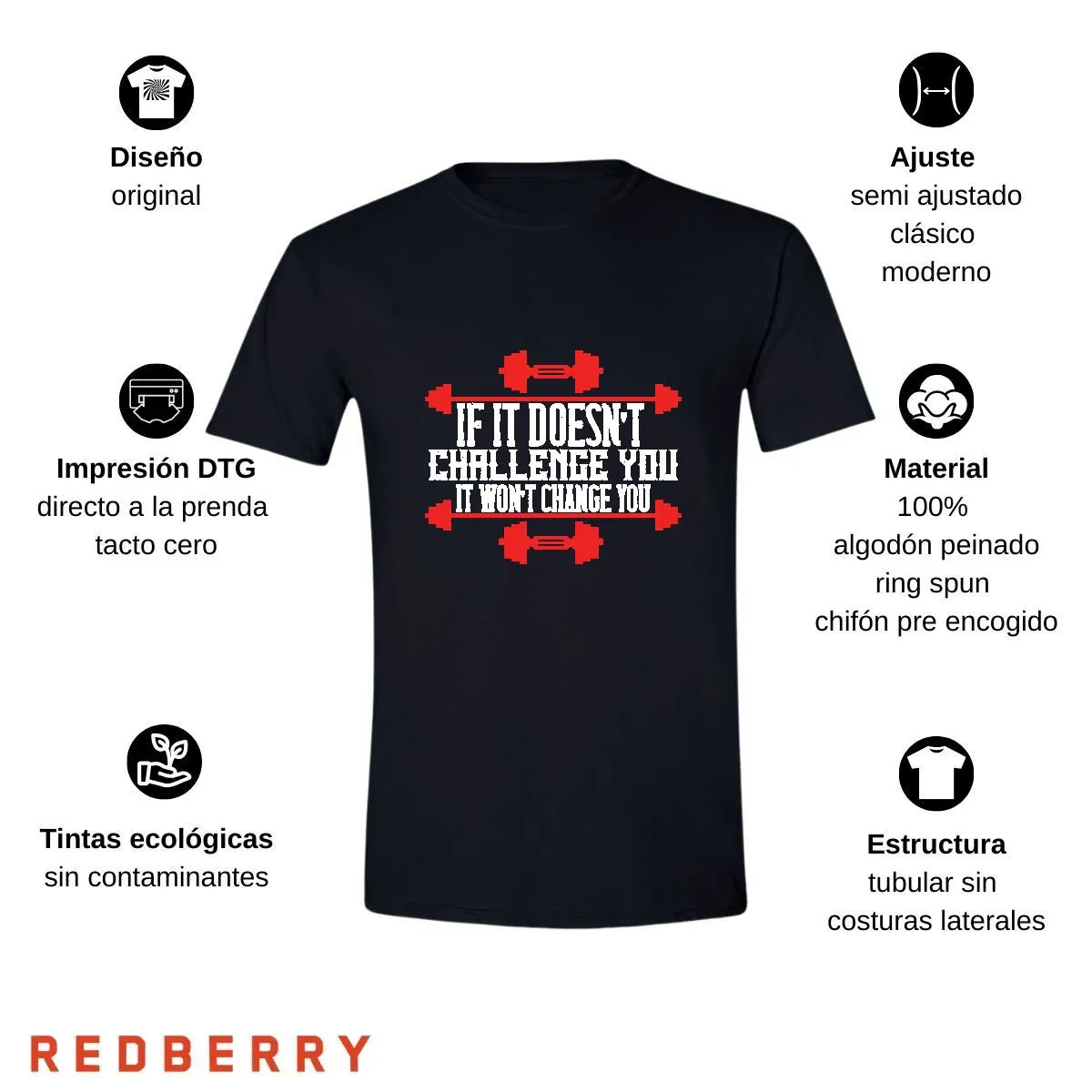 Playera Hombre Fitness Gym Ejercicio FT1013