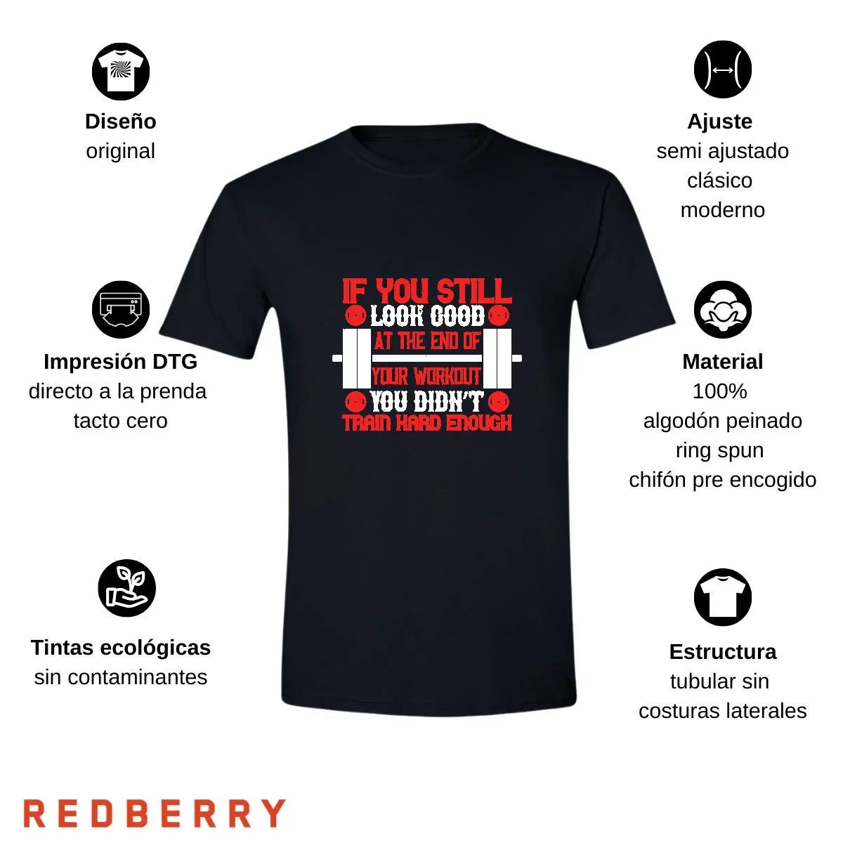 Playera Hombre Fitness Gym Ejercicio FT1014