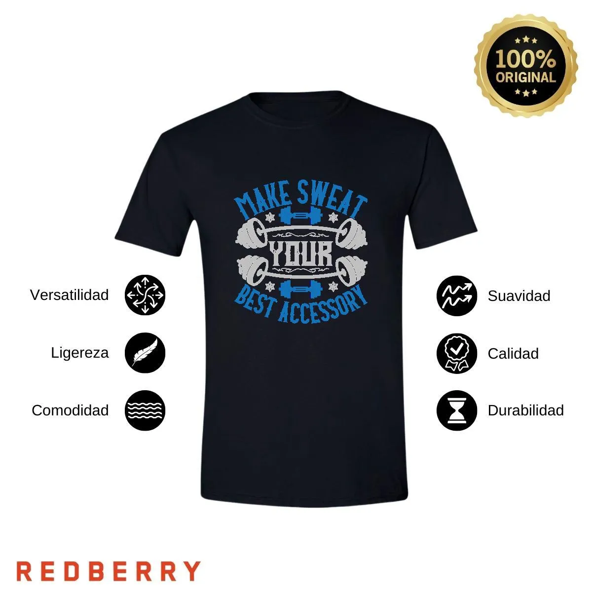 Playera Hombre Fitness Gym Ejercicio FT1016