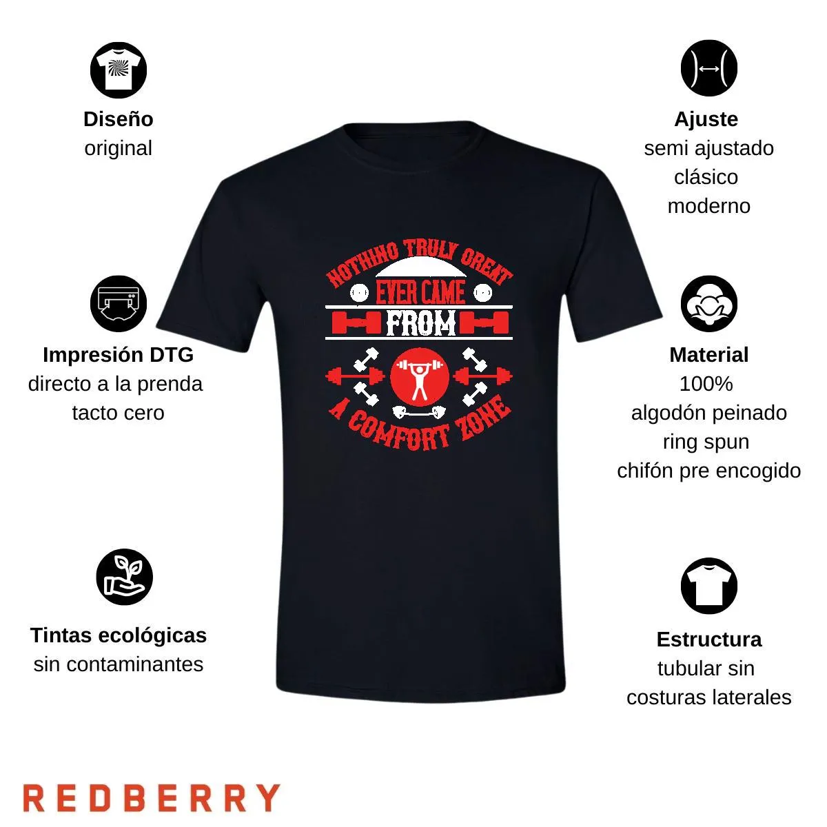 Playera Hombre Fitness Gym Ejercicio FT1019