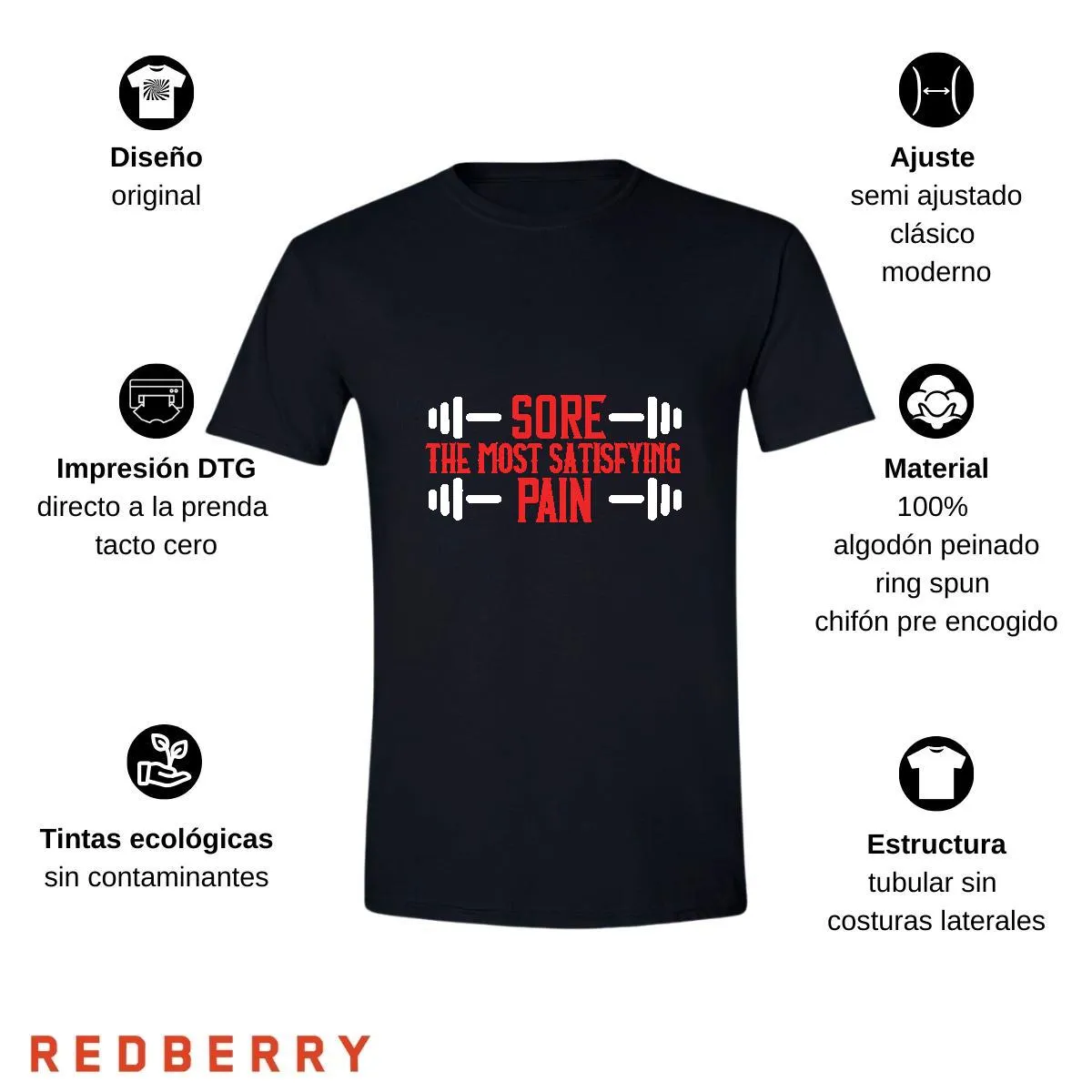 Playera Hombre Fitness Gym Ejercicio FT1024