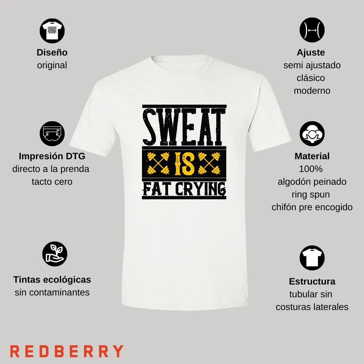 Playera Hombre Fitness Gym Ejercicio FT1029